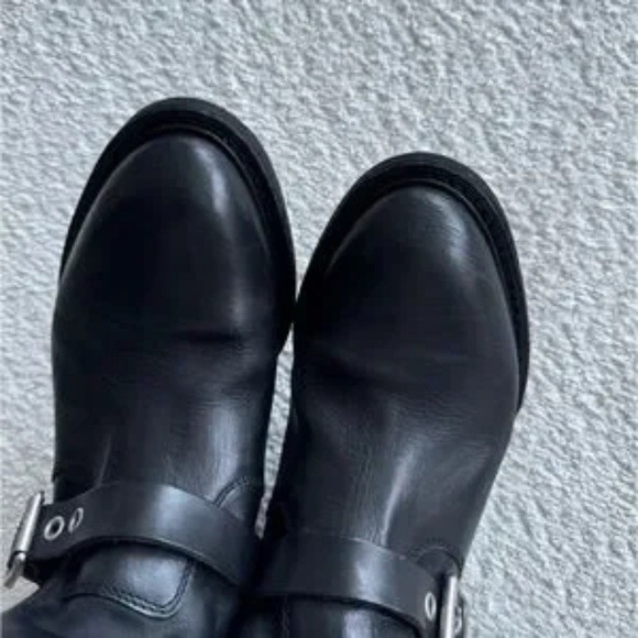GOLDEN GOOSE Black  Biker Bootie Italy SZ 39   New Never Worn - Picture 11 of 13